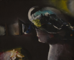 'Señora' de Fernando Peiró Coronado. Pintura realizada con óleo sobre lienzo, medidas 65x80.
