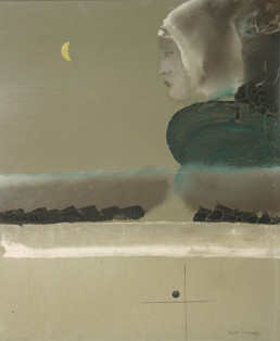 Pintura de Fernando Peiró Coronado. 'Aprendiz de hada'' realizada en 1982. Óleo sobre lienzo. Expresionismo abstracto. Mark Rothko.