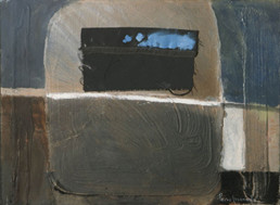 Pintura de Fernando Peiró Coronado realizada sobre tabla con una base de polvo de mármol, realizada en dos fases diferentes. Medidas 34x46.