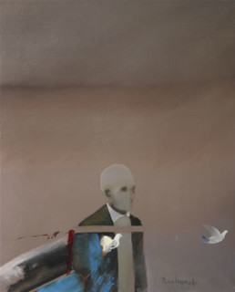 Soltó la última paloma, pintura de Peiró Coronado.