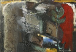 'Despertar del bodegón', obra de Fernando Peiró Coronado.Óleo y ceras sobre tabla preparada con arena y látex, Medidas 26x38.